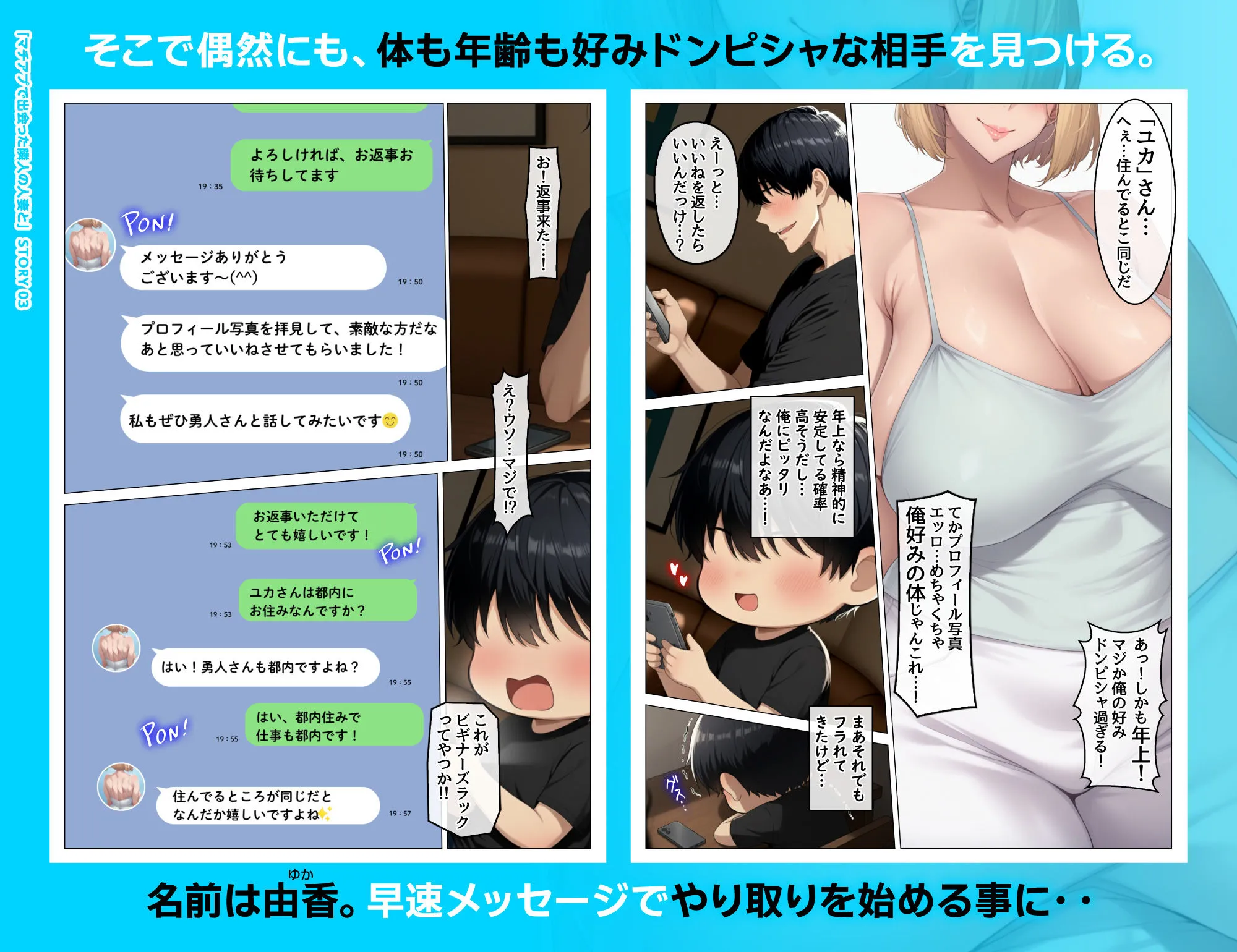 マッチングアプリで出会ったむちむち美女が、まさかの隣人で人妻だった件 画像3