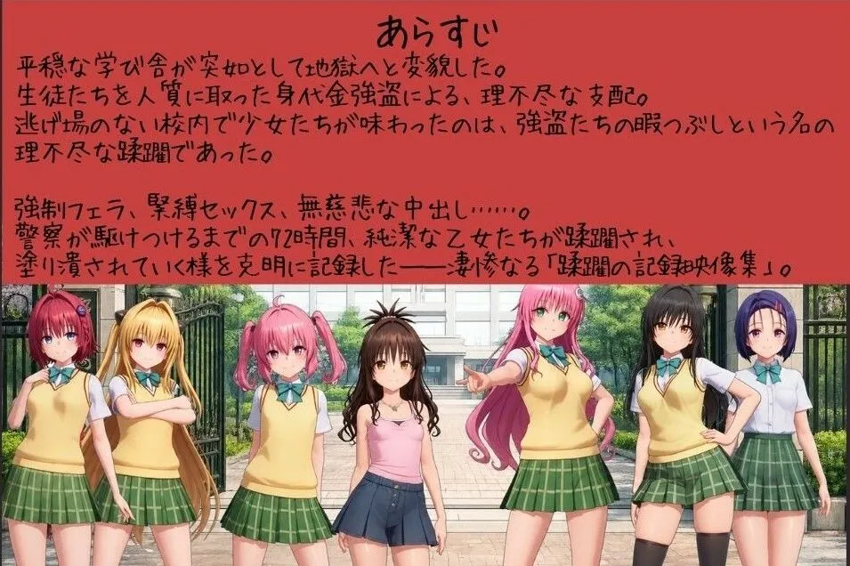 【スマホ対応】To L〇VE 校内ハンティング〜捕まえて・犯しつくせ!【全34シーンCC617枚以上】 画像1